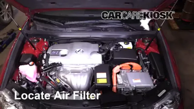 2015 Lexus ES300h 2.5L 4 Cyl. Filtre à air (moteur) Changement